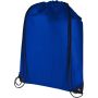 Evergreen GRS recycled non-woven drawstring bag 5L, Royal bl