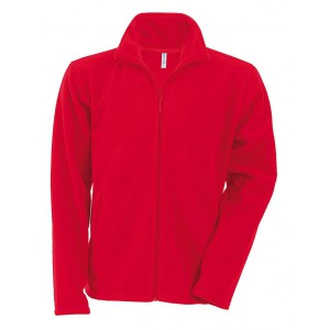 FALCO - FULL ZIP MICROFLEECE JACKET, Red (Polar pullovers)