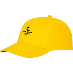 Feniks 5 panel cap, Yellow (Hats)