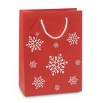 Gift paper bag medium, red (CX1414-05)