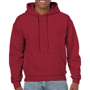 HEAVY BLEND<sup>™</sup> ADULT HOODED SWEATSHIRT, Antique Cherry Red