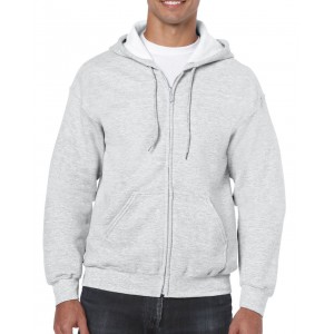 HEAVY BLEND<sup>™</sup> ADULT FULL ZIP HOODED SWEATSHIRT, Ash