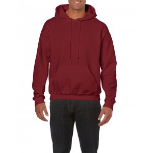HEAVY BLEND<sup>™</sup> ADULT HOODED SWEATSHIRT, Garnet