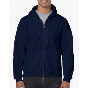 HEAVY BLEND<sup>™</sup> ADULT FULL ZIP HOODED SWEATSHIRT, Navy