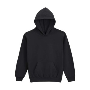 SOFTSTYLE<sup>®</sup> MIDWEIGHT FLEECE YOUTH HOODIE, Black