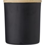 Glass candle Lucas, black (971833-01)
