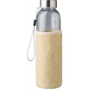 Glass drinking bottle (500 ml) Kaydence, brown (Water bottles)