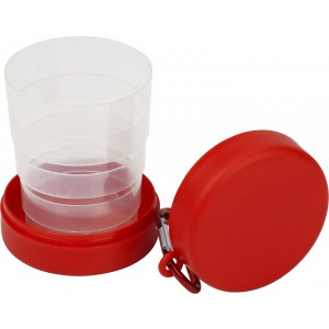 PET drinking cup Dolly, red (Glasses)