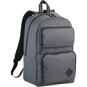 Graphite Deluxe 15.6" laptop backpack, Grey
