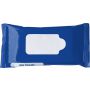 Plastic bag with 10 wet tissues Salma, cobalt blue