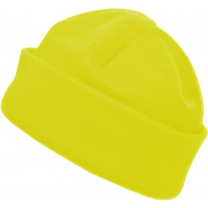 Polyester fleece (200 gr/m2) beanie Elliana, yellow (Hats)