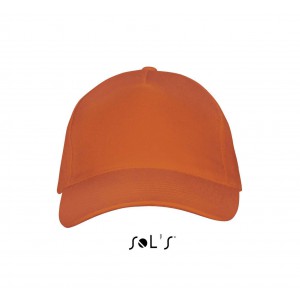 SOL'S LONG BEACH - 5 PANEL CAP, Orange (Hats)