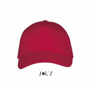 SOL'S LONG BEACH - 5 PANEL CAP, Red (Hats)