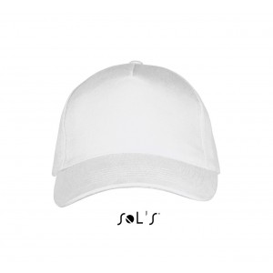 SOL'S LONG BEACH - 5 PANEL CAP, White (Hats)