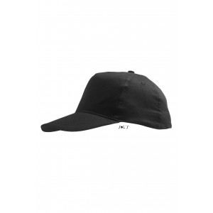 SOL'S SUNNY KIDS - FIVE PANELS CAP, Black (Hats)