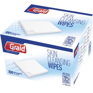 Elisabeth cleansing wipes, White (Healthcare items)