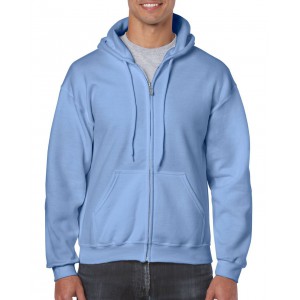 HEAVY BLEND(tm) ADULT FULL ZIP HOODED SWEATSHIRT, Carolina Blue (Pullovers)