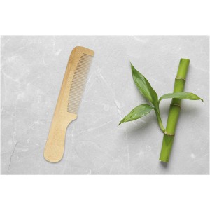 Heby bamboo comb with handle, Natural (Body care)