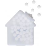 House shaped mint card., white (6671-02)