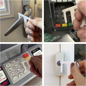 Hygiene key, white (Healthcare items)