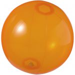 Ibiza transparent beach ball, Transparent orange (10037003)