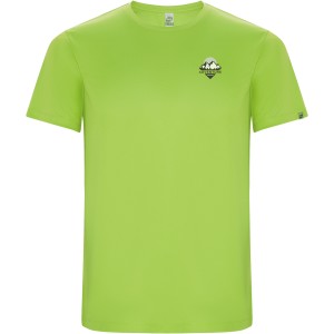 Imola short sleeve kids sports t-shirt, Lime / Green Lime (T-shirt, mixed fiber, synthetic)