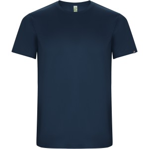 Imola short sleeve men's sports t-shirt, Navy Blue (T-shirt, mixed fiber, synthetic)