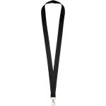Impey lanyard with convenient hook, solid black (10250701)