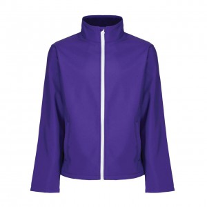 ABLAZE MEN'S PRINTABLE SOFTSHELL, Vibrant Purple/Black (Jackets)