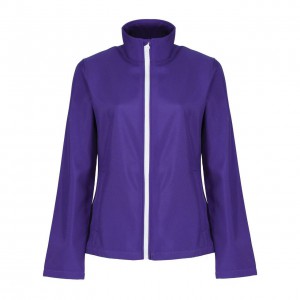ABLAZE WOMEN'S PRINTABLE SOFTSHELL, Vibrant Purple/Black (Jackets)