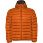 Norway men's insulated jacket, Vermillon Orange