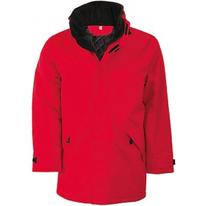 QUILTED PARKA, Red (Jackets)