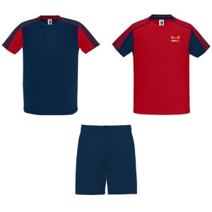 Juve kids sports set, Red, Navy Blue (T-shirt, mixed fiber, synthetic)