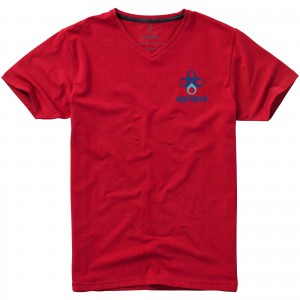 Kawartha short sleeve men's organic t-shirt, Red (T-shirt, 90-100% cotton)