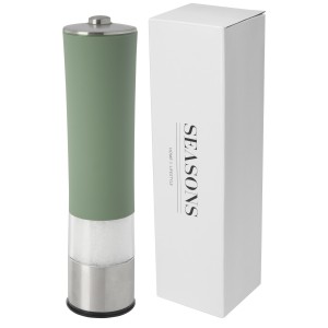 Kirkenes electric salt or pepper mill, Heather green (Metal kitchen equipments)