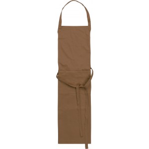 Cotton and polyester (240 gr/m2) apron Luke, brown