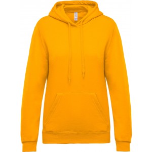 LADIES? HOODED SWEATSHIRT, Yellow (Pullovers)