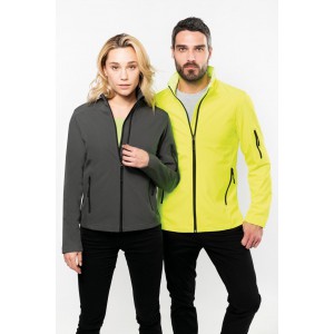 LADIES' SOFTSHELL JACKET, Marl Green (Jackets)