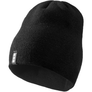 Level beanie, solid black (Hats)