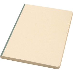 Liliana A5 sugarcane and RPET soft cover notebook, Heather g