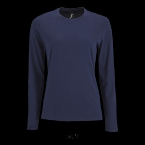 SOL'S IMPERIAL LSL WOMEN - LONG-SLEEVE T-SHIRT, French Navy (Long-sleeved shirt)