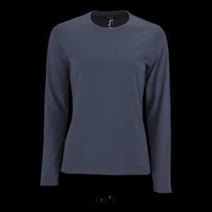 SOL'S IMPERIAL LSL WOMEN - LONG-SLEEVE T-SHIRT, Mouse Grey (Long-sleeved shirt)
