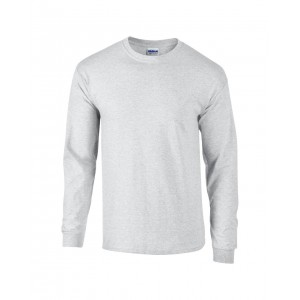 ULTRA COTTON(tm) ADULT LONG SLEEVE T-SHIRT, Ash Grey (Long-sleeved shirt)