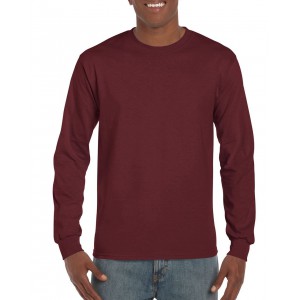ULTRA COTTON(tm) ADULT LONG SLEEVE T-SHIRT, Maroon (Long-sleeved shirt)