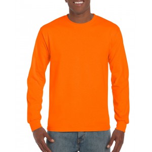 ULTRA COTTON(tm) ADULT LONG SLEEVE T-SHIRT, S.Orange (Long-sleeved shirt)