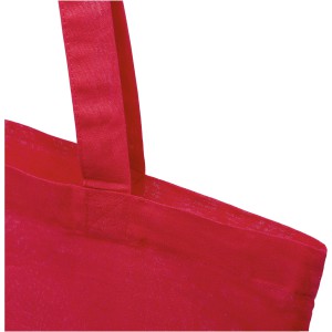 Madras 140 g/m2 cotton tote bag, Red (cotton bag)