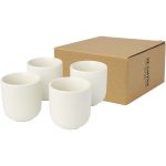 Male 4-piece 90 ml espresso cup, White (11331701)