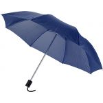 Manual foldable polyester (190T) umbrella, blue (4092-05)