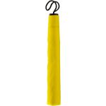 Manual foldable polyester (190T) umbrella, yellow (4092-06)