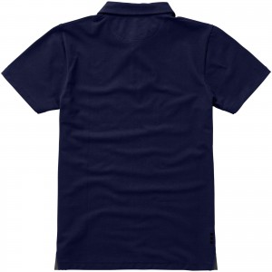 Markham short sleeve men's stretch polo, Navy (Polo shirt, 90-100% cotton)